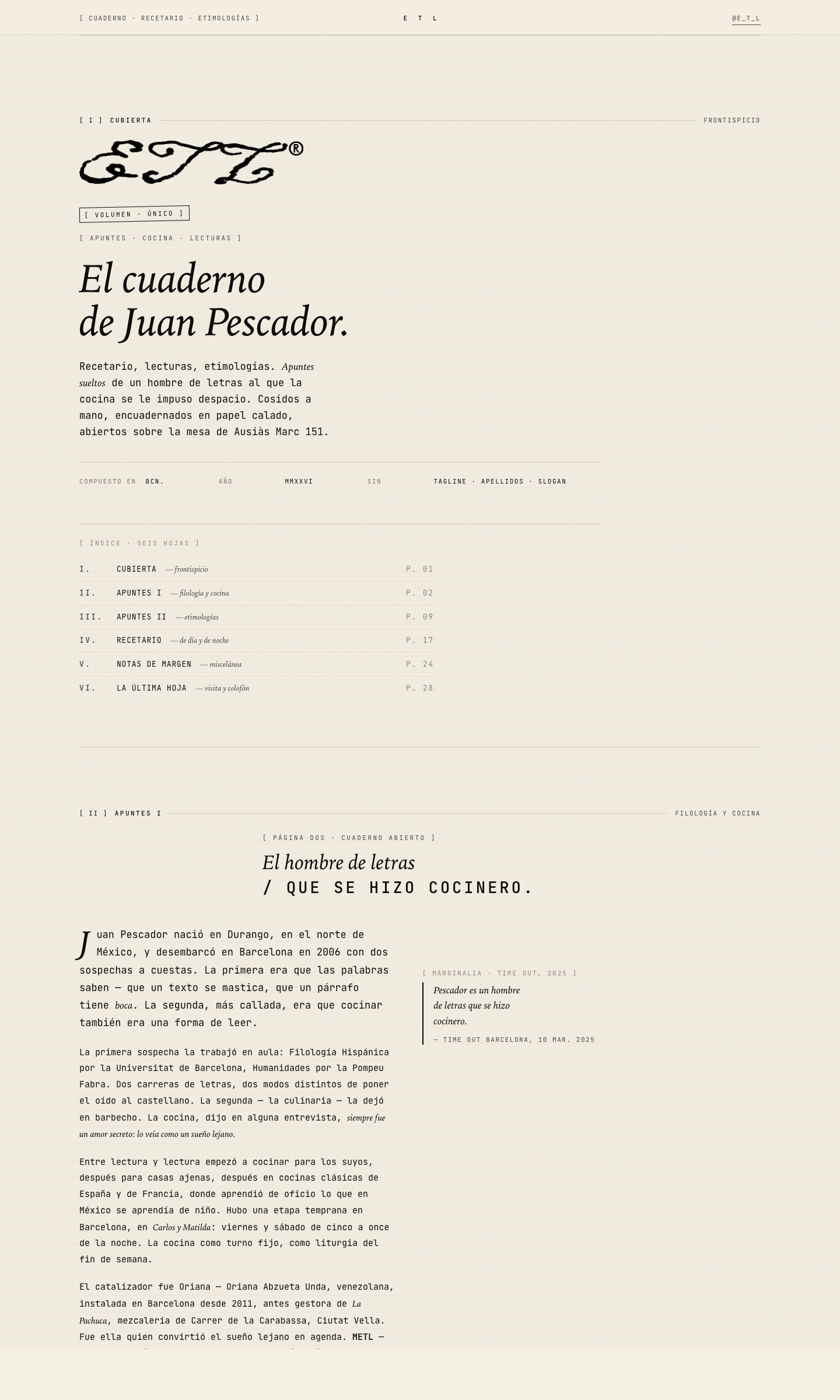 ETL El Cuaderno